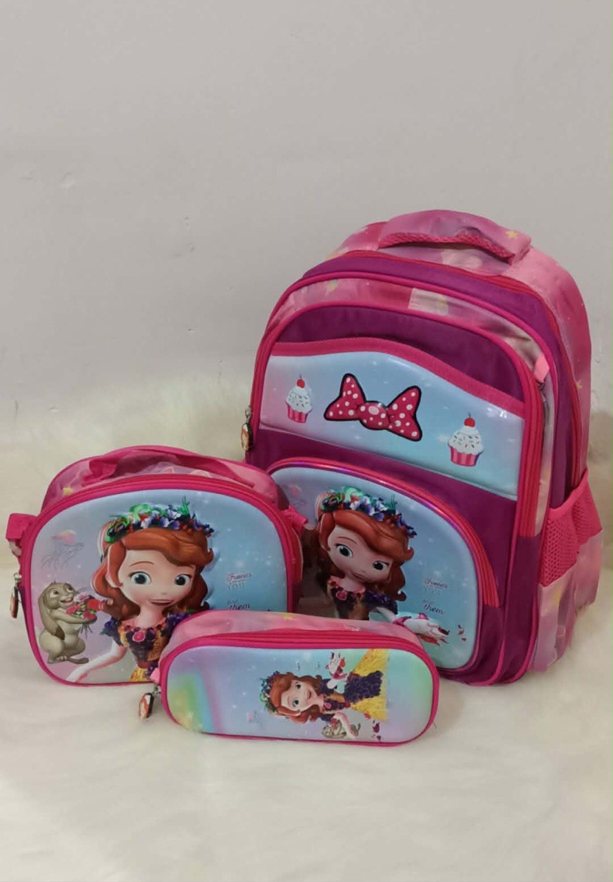 Sacà Dos Scolaire Enfant avec trousse et petite sachoche